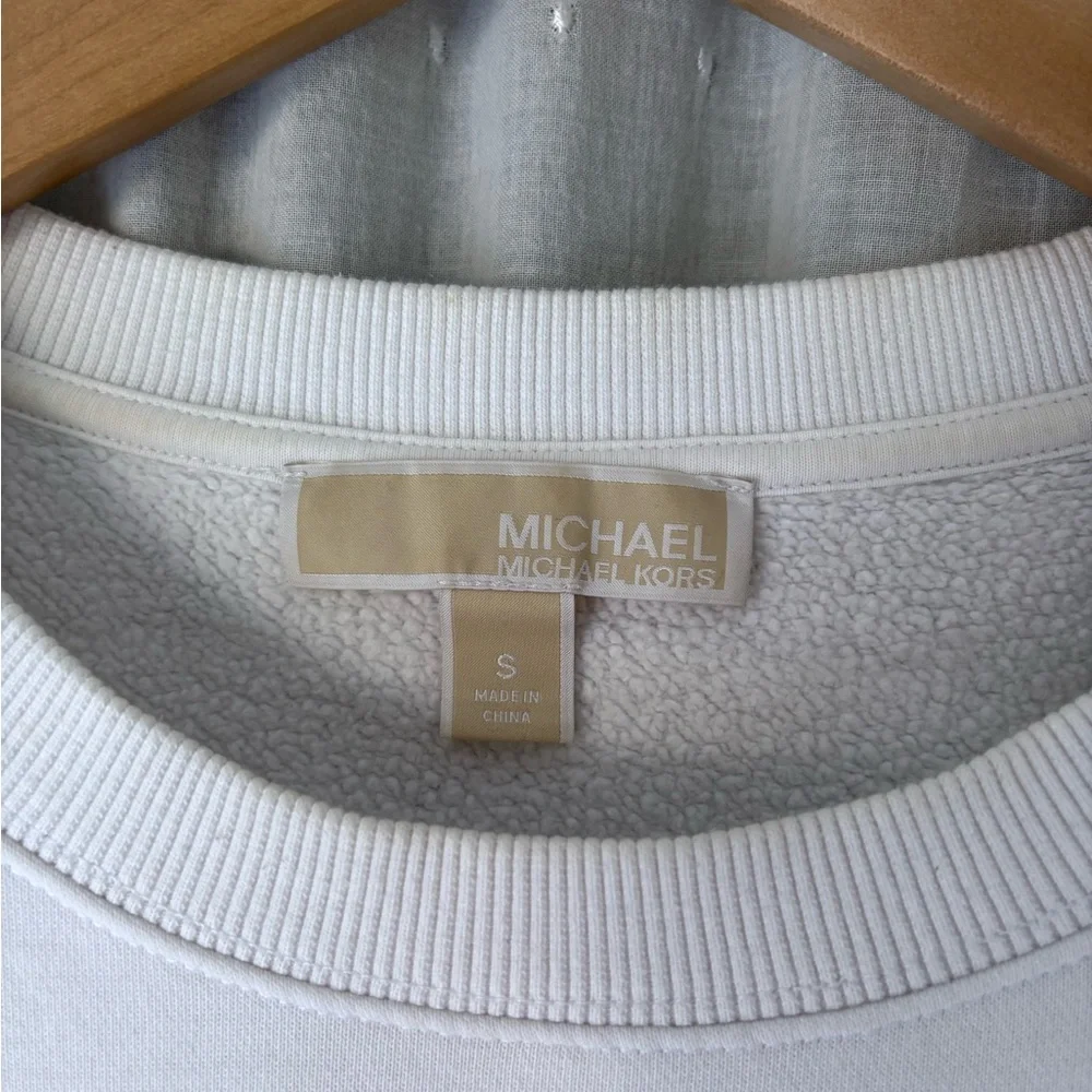 Michael Kors Classic White Pullover - Picture 3 of 4